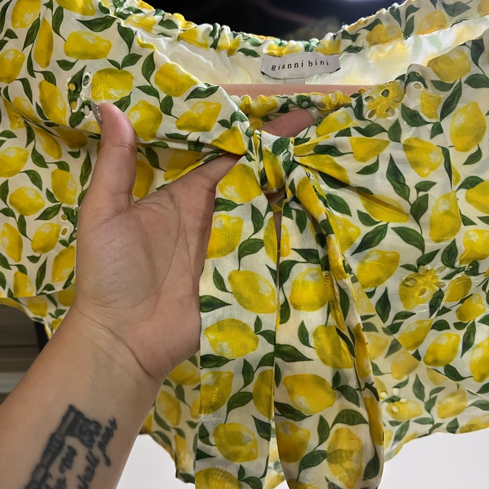 NW&WOT GIANNI BINI LEMON SWIM BUNDLE SET π - Picture 10 of 10